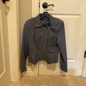 BlankNYC Women’s Faux Leather Moto Jacket Size Large